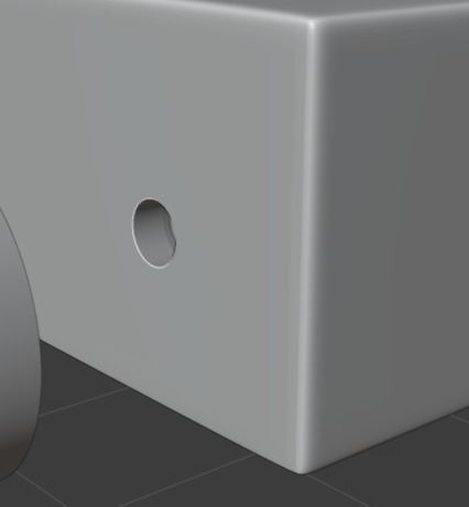 cannon printable model  3D print model_4