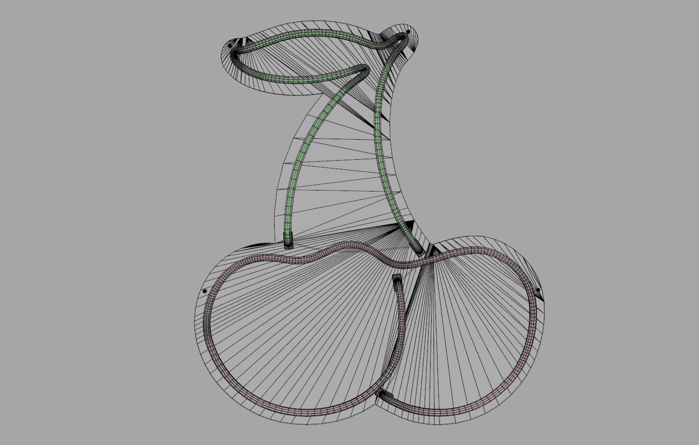 Cherries - Neon Sign 3D model_6