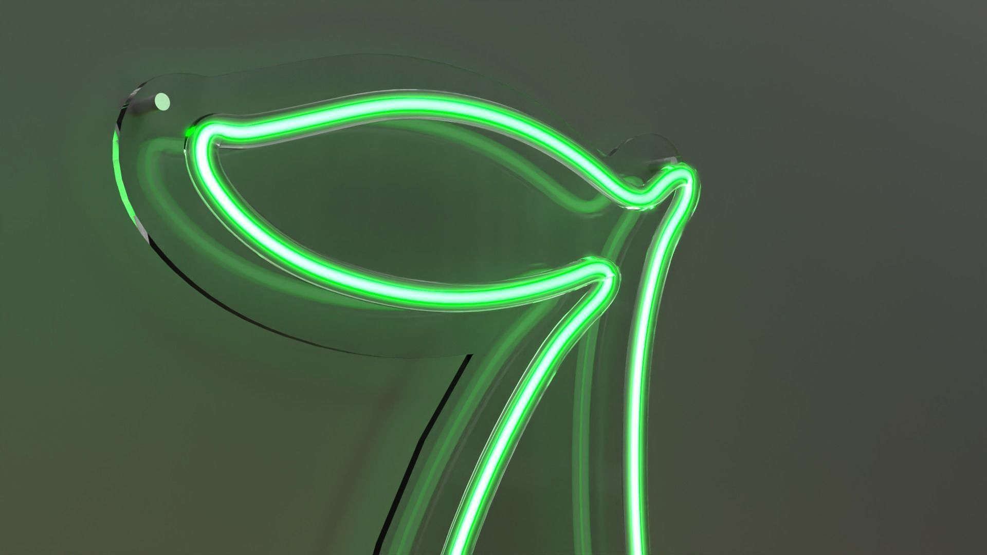 Cherries - Neon Sign 3D model_3