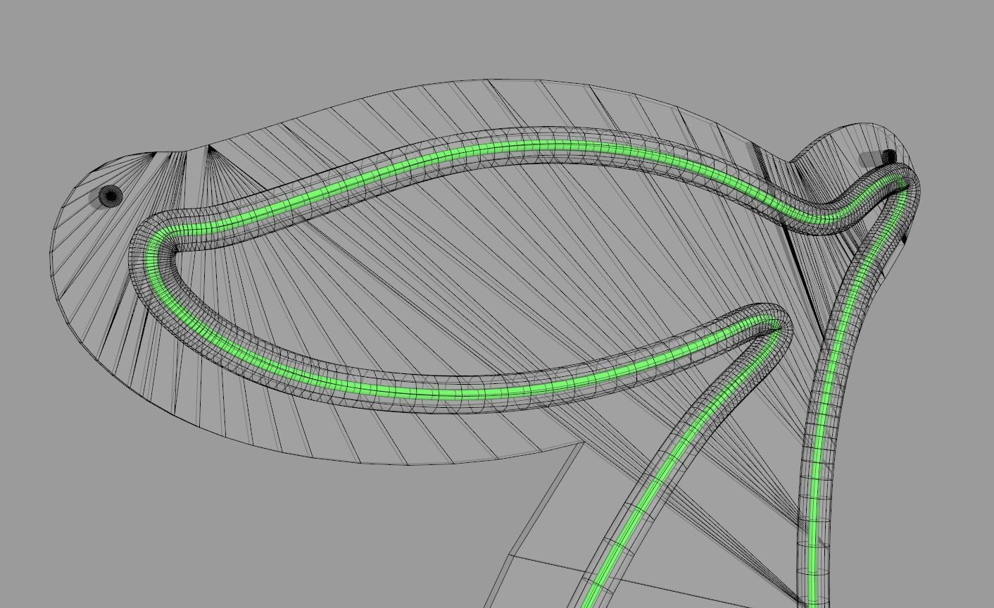 Cherries - Neon Sign 3D model_7