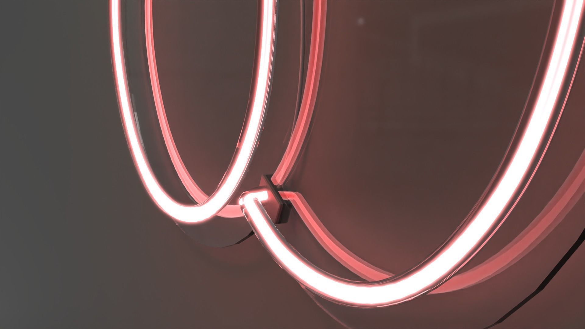 Cherries - Neon Sign 3D model_4