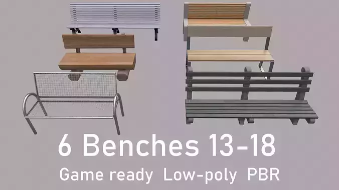 6 Benches 13-18