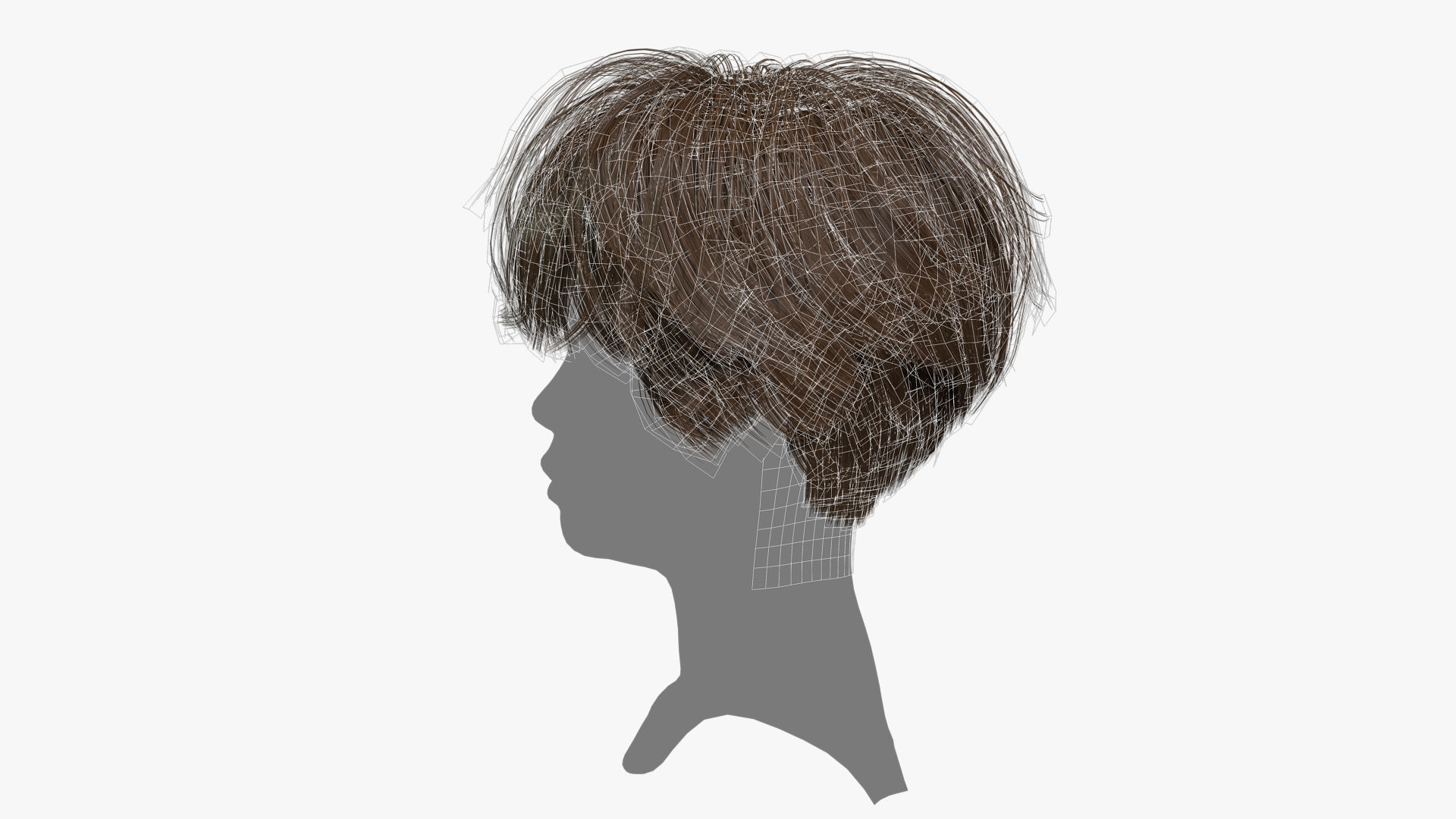 Female Hair - 008 3D model_15