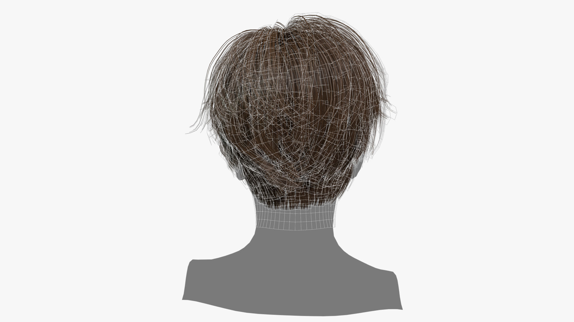 Female Hair - 008 3D model_14