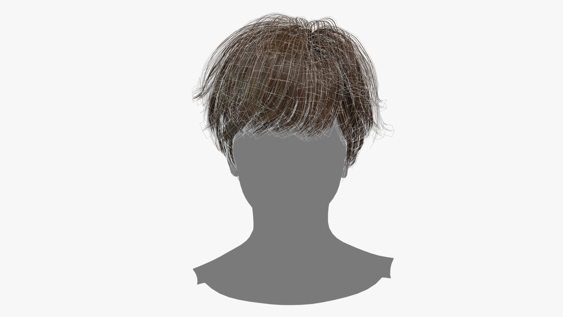Female Hair - 008 3D model_11