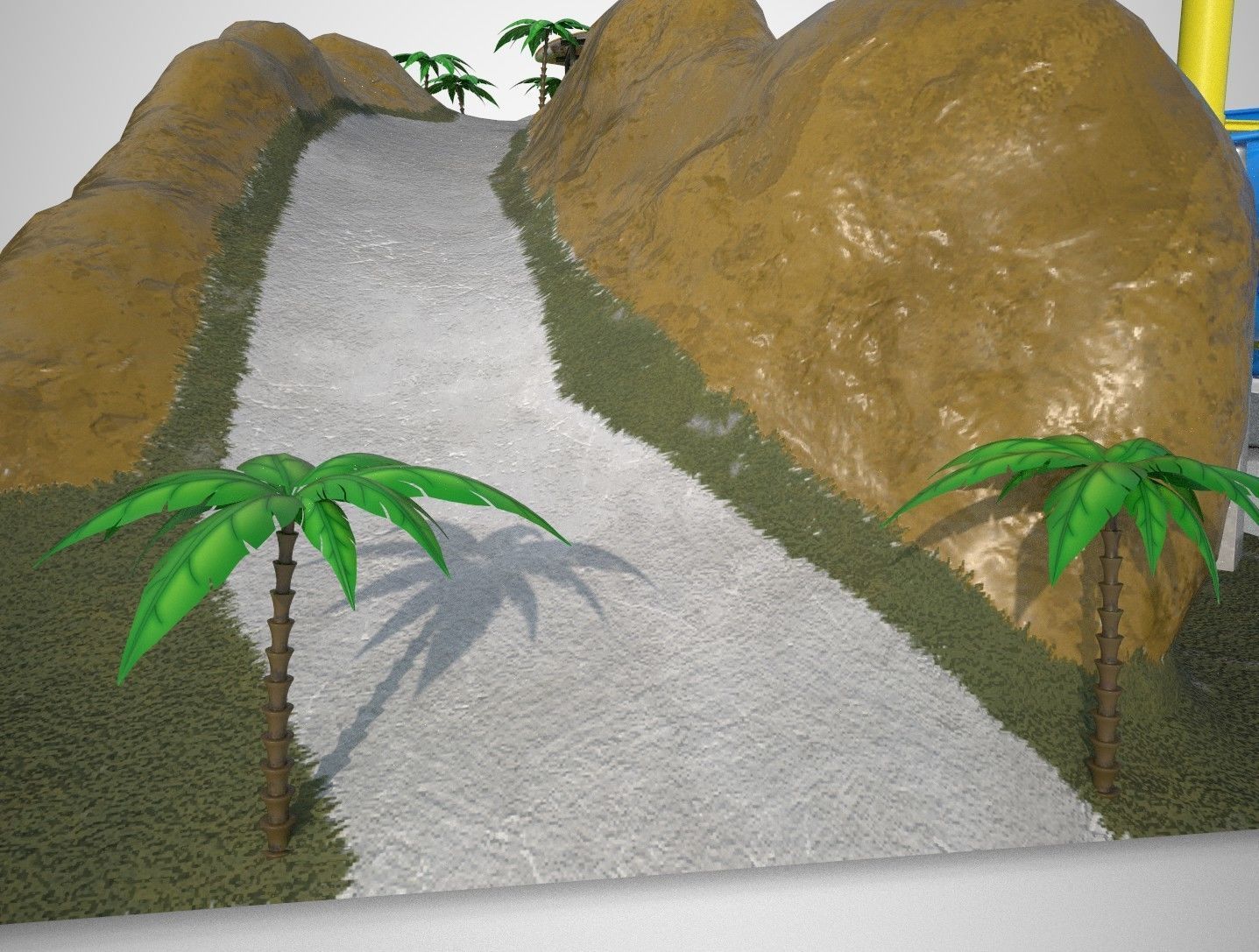 Aquapark Slide Pack PBR 3D model_7