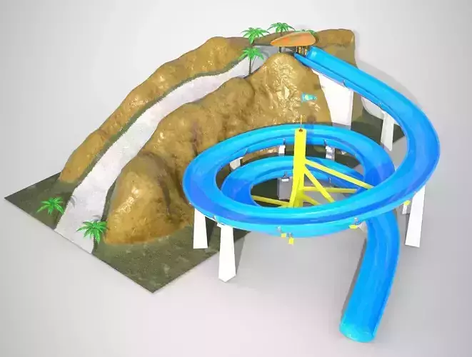 Aquapark Slide Pack PBR