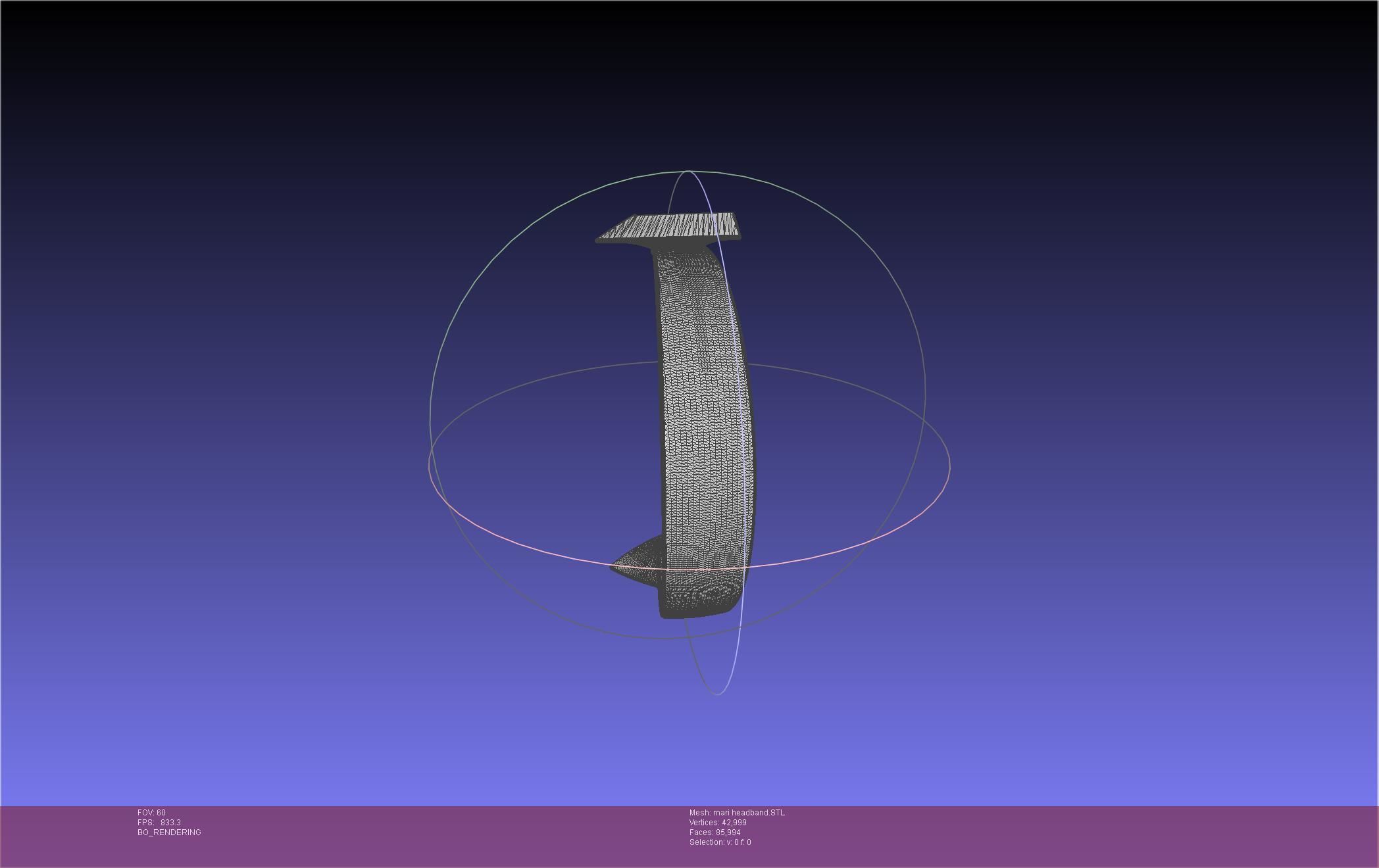 Evangelion Rebuild Mari Headband Printable Model 3D print model_26