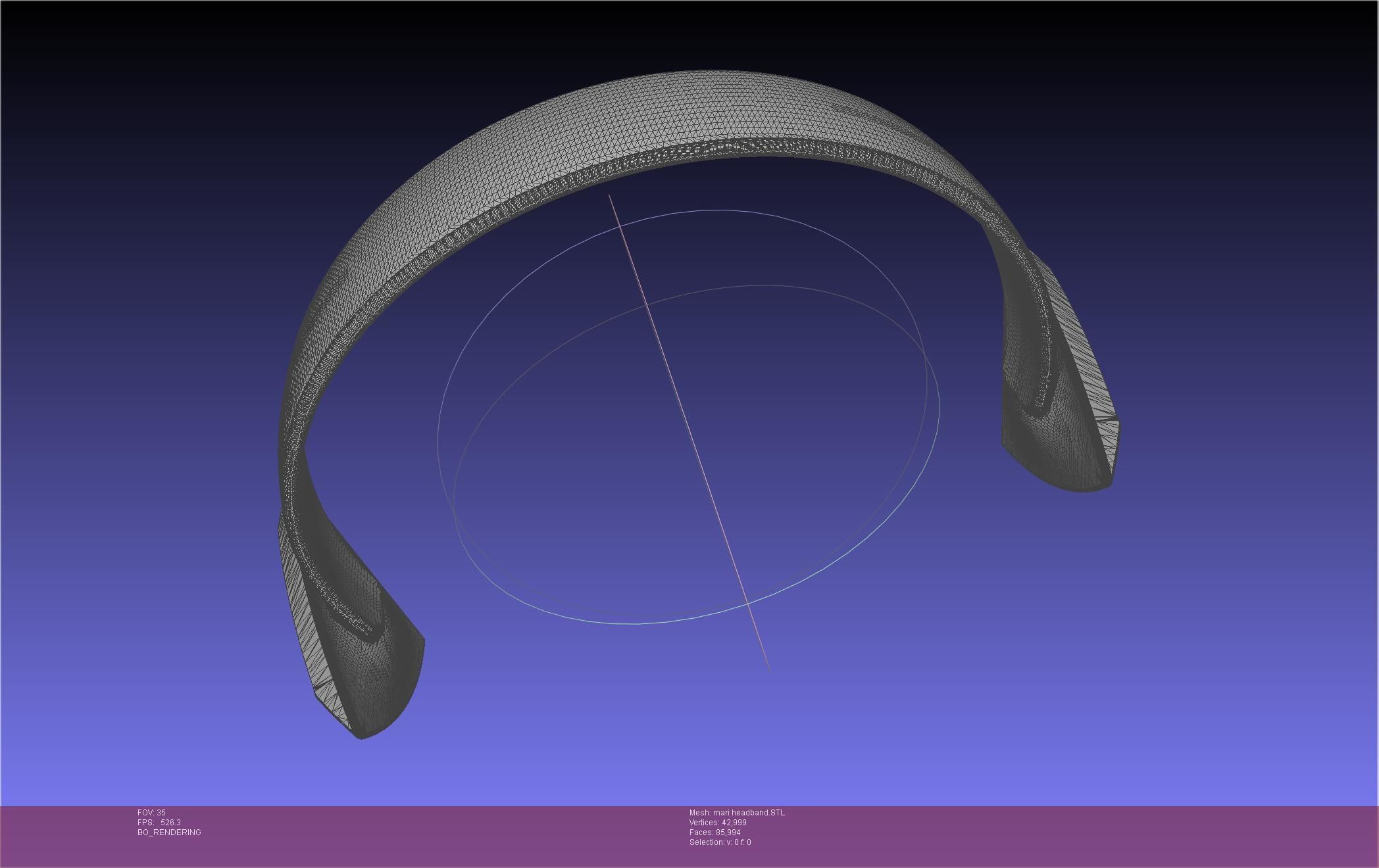 Evangelion Rebuild Mari Headband Printable Model 3D print model_39