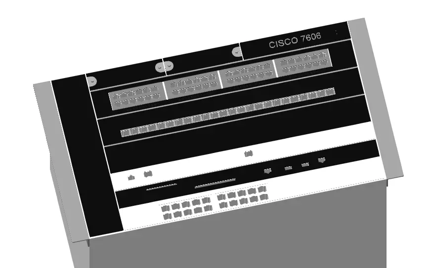 CISCO 7606 3D model