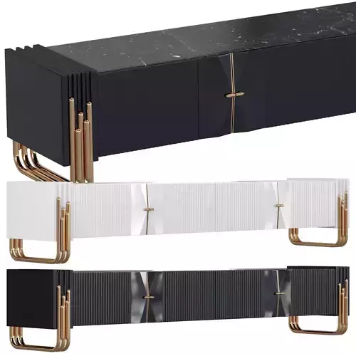 Console Palazzo with 2 materials