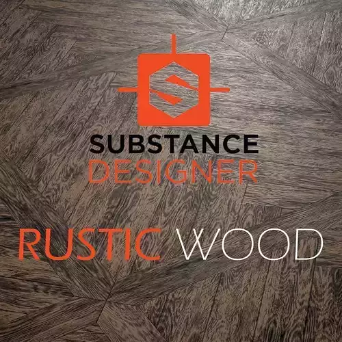Rustic Wood Material - Substance Designer Texture