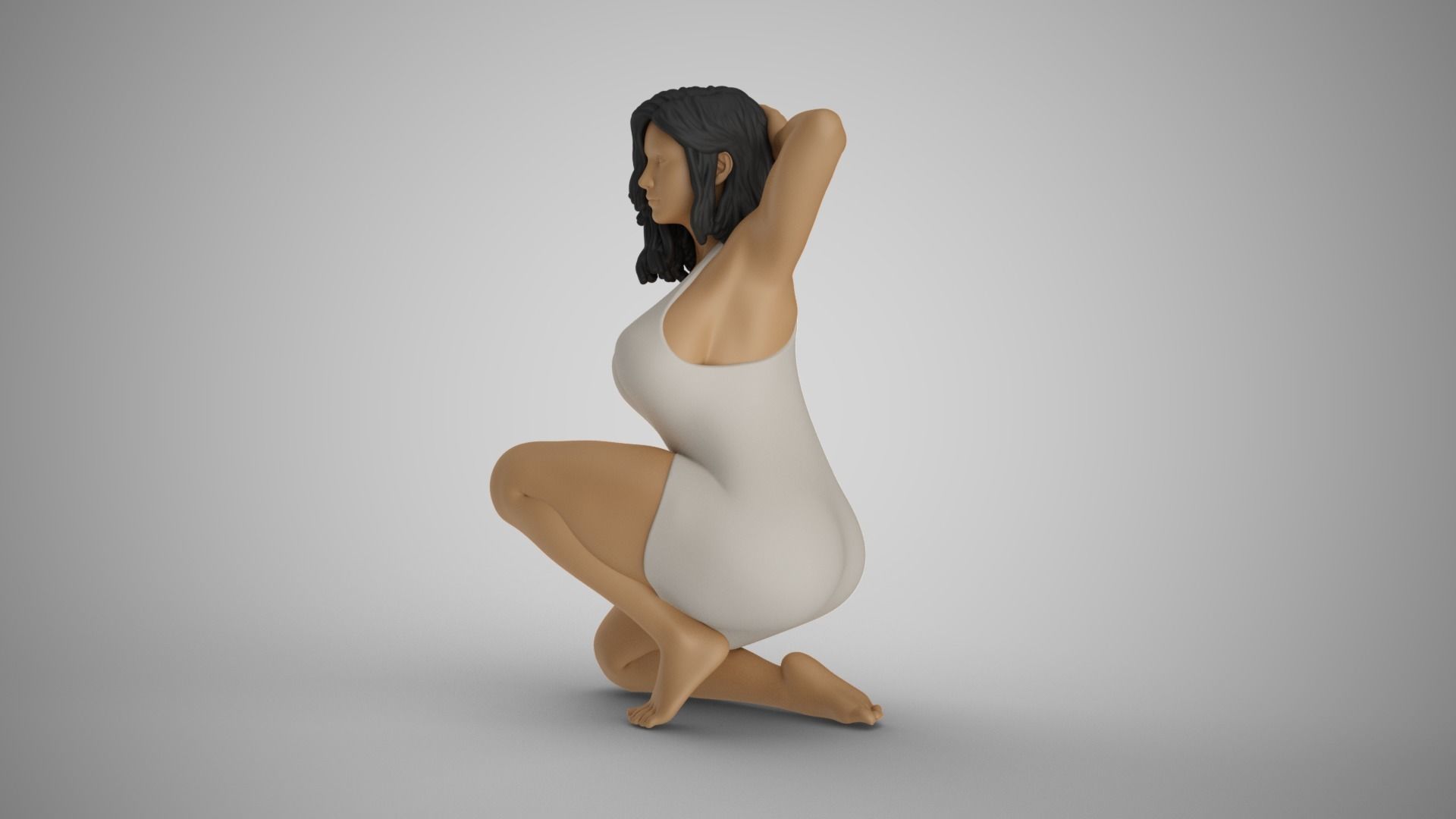 Girl Showing Herself 6 3D print model_10