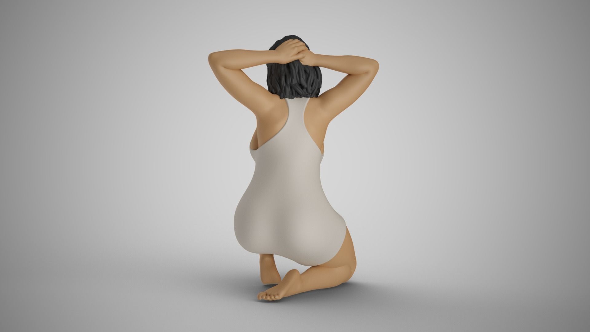 Girl Showing Herself 6 3D print model_8