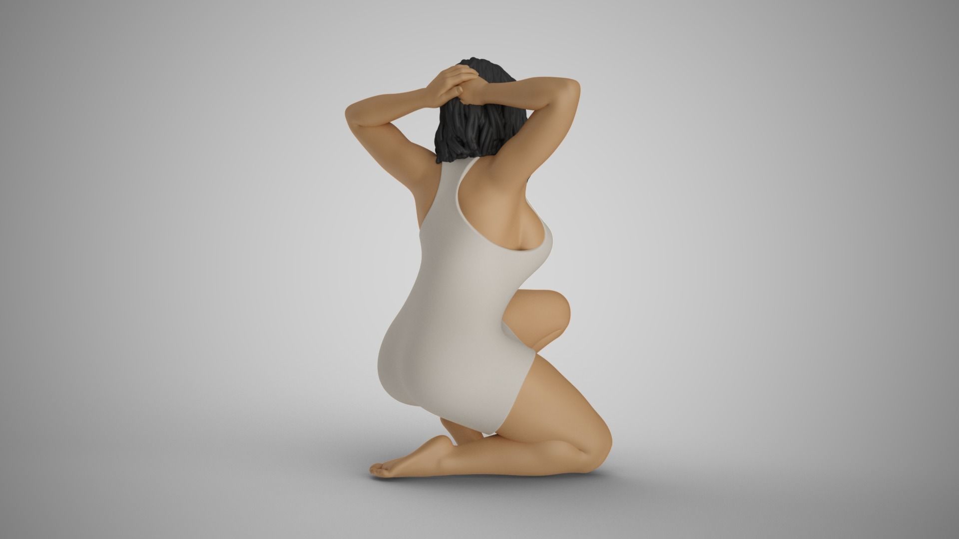 Girl Showing Herself 6 3D print model_7