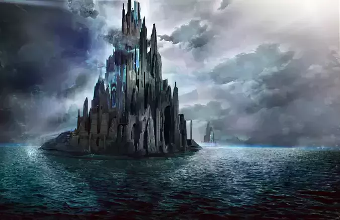 Giants causeway rock tower