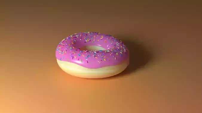 Donut with sprinkles