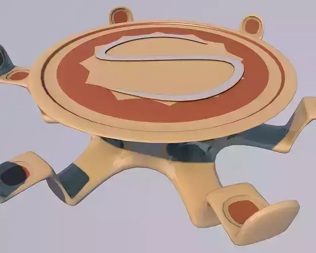 SCI FI SEATS Low-poly 3D model