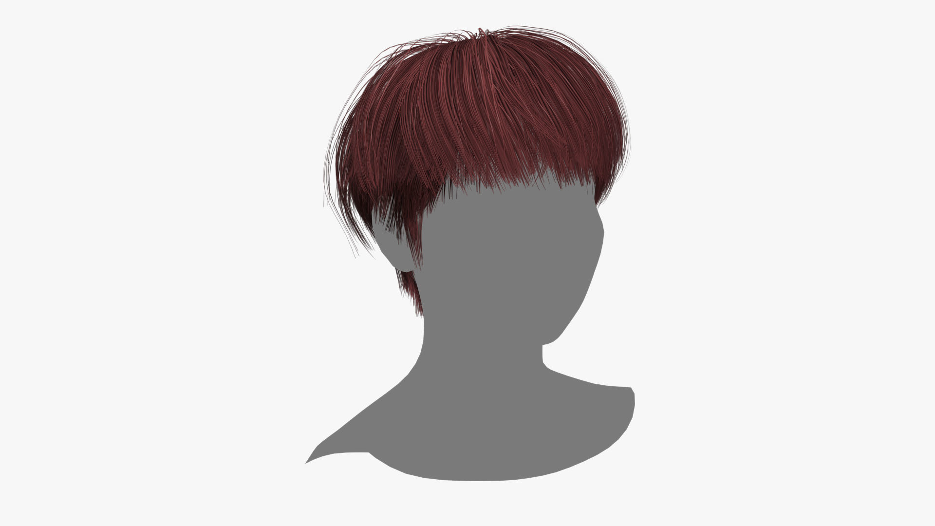 Female Hair - 011 3D model_2