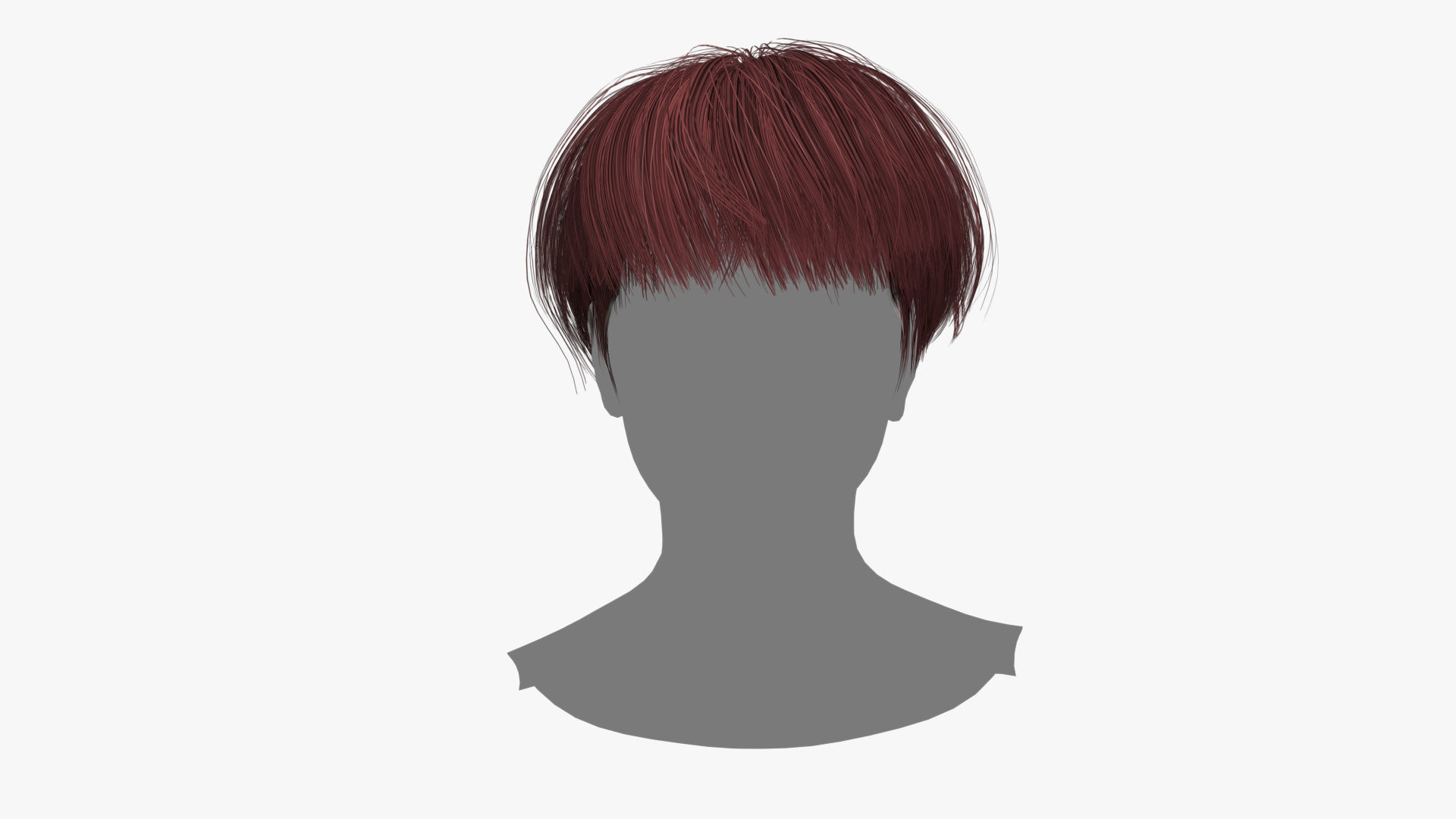 Female Hair - 011 3D model_1