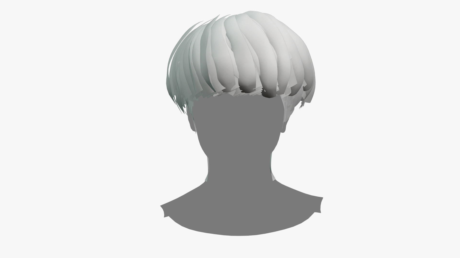 Female Hair - 011 3D model_6