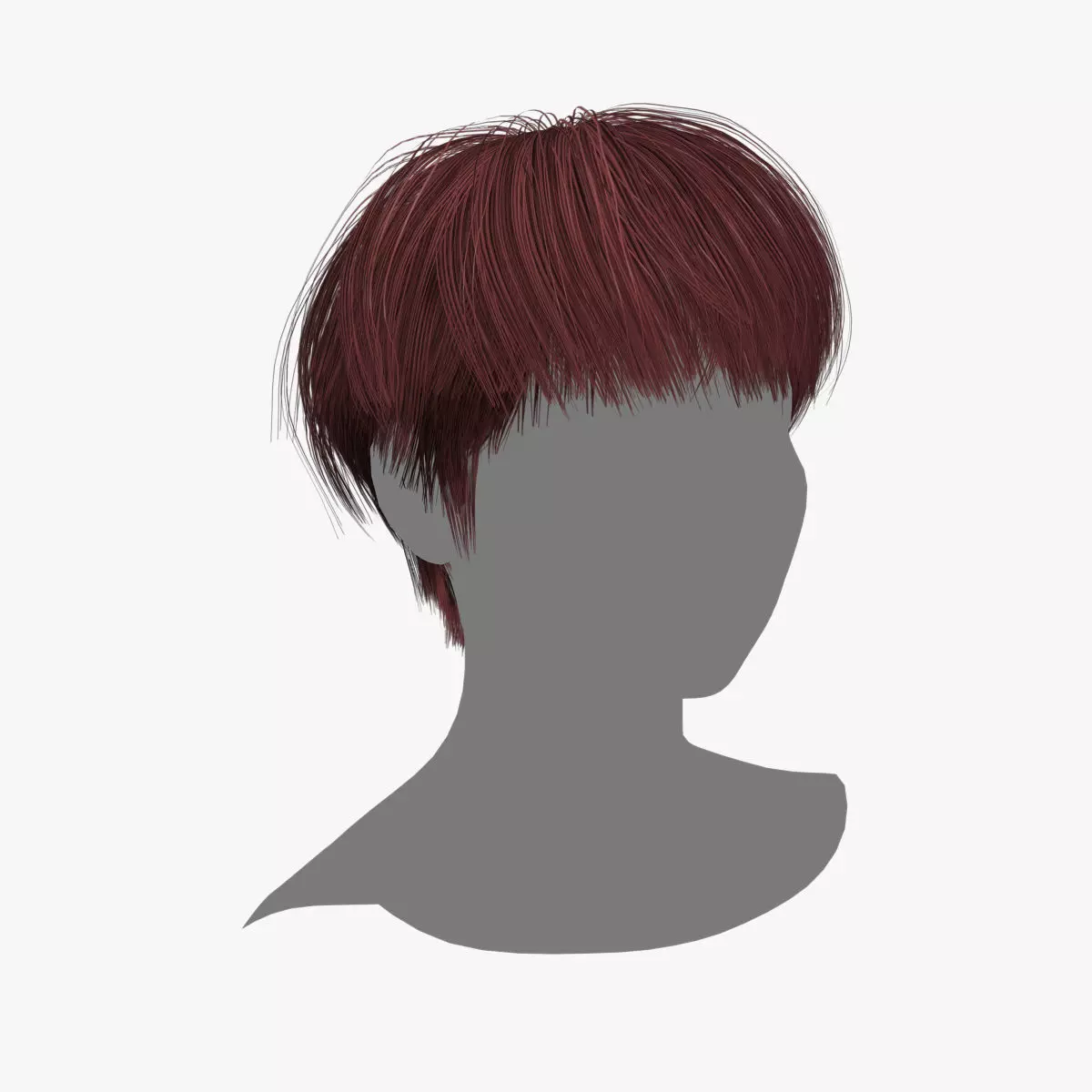 Female Hair - 011 3D model_0
