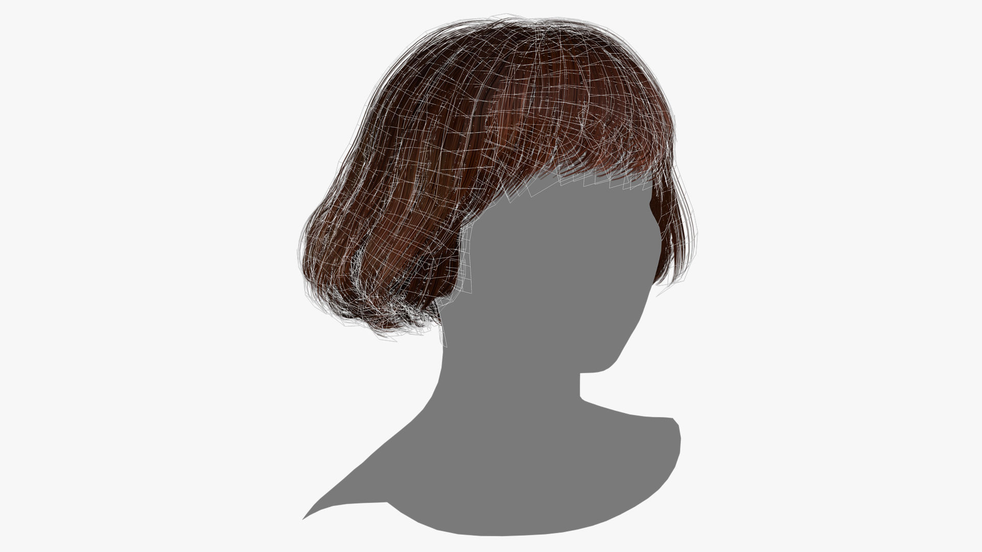 Female Hair - 012 3D model_12