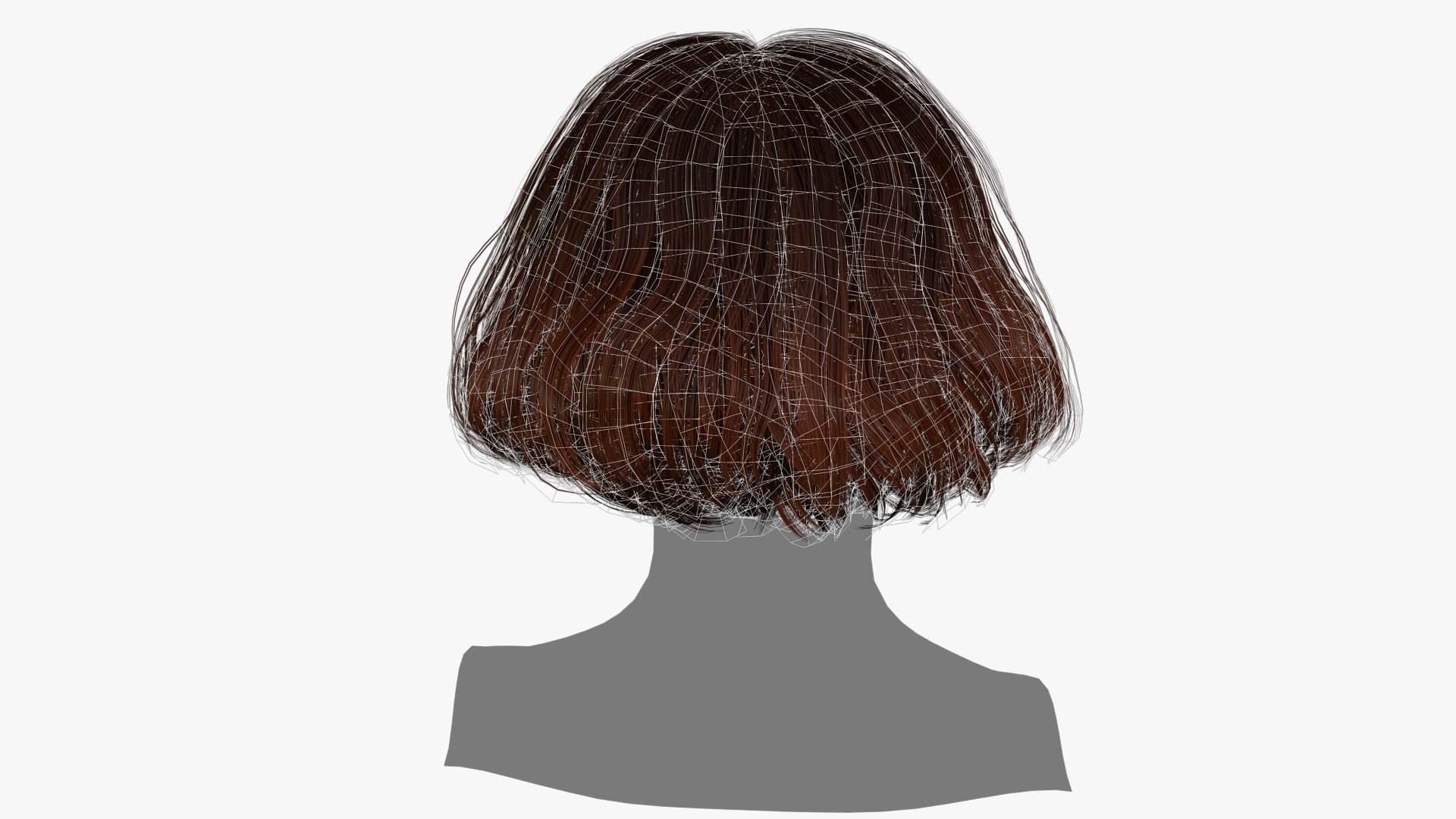 Female Hair - 012 3D model_14