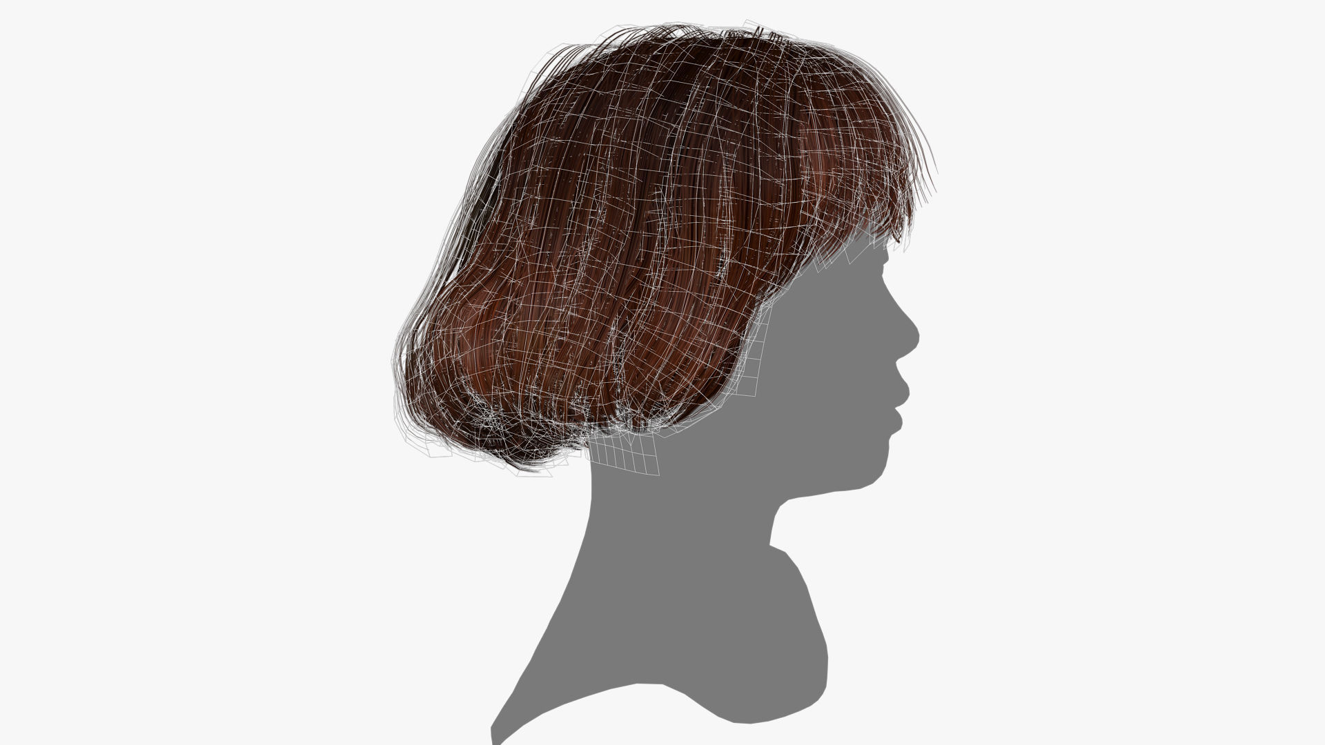 Female Hair - 012 3D model_13