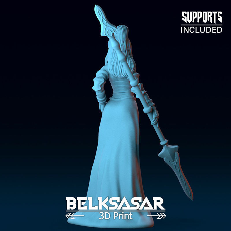 Paladin Girl Leader Normal and Nude 3D print model_7