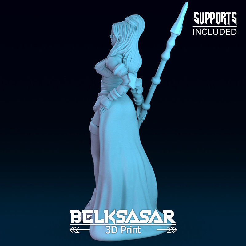 Paladin Girl Leader Normal and Nude 3D print model_23