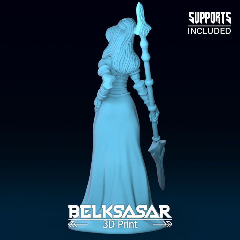 Paladin Girl Leader Normal and Nude 3D print model_37