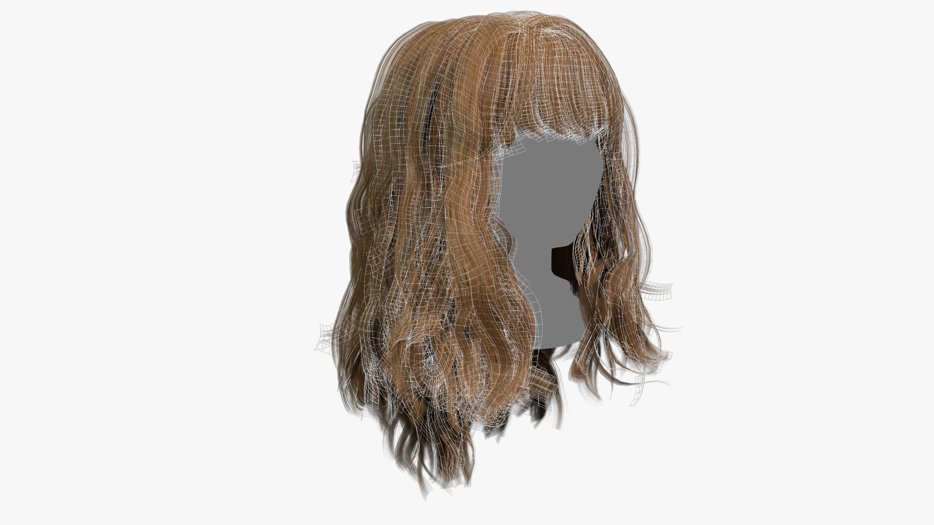 Female Hair - 013 3D model_12