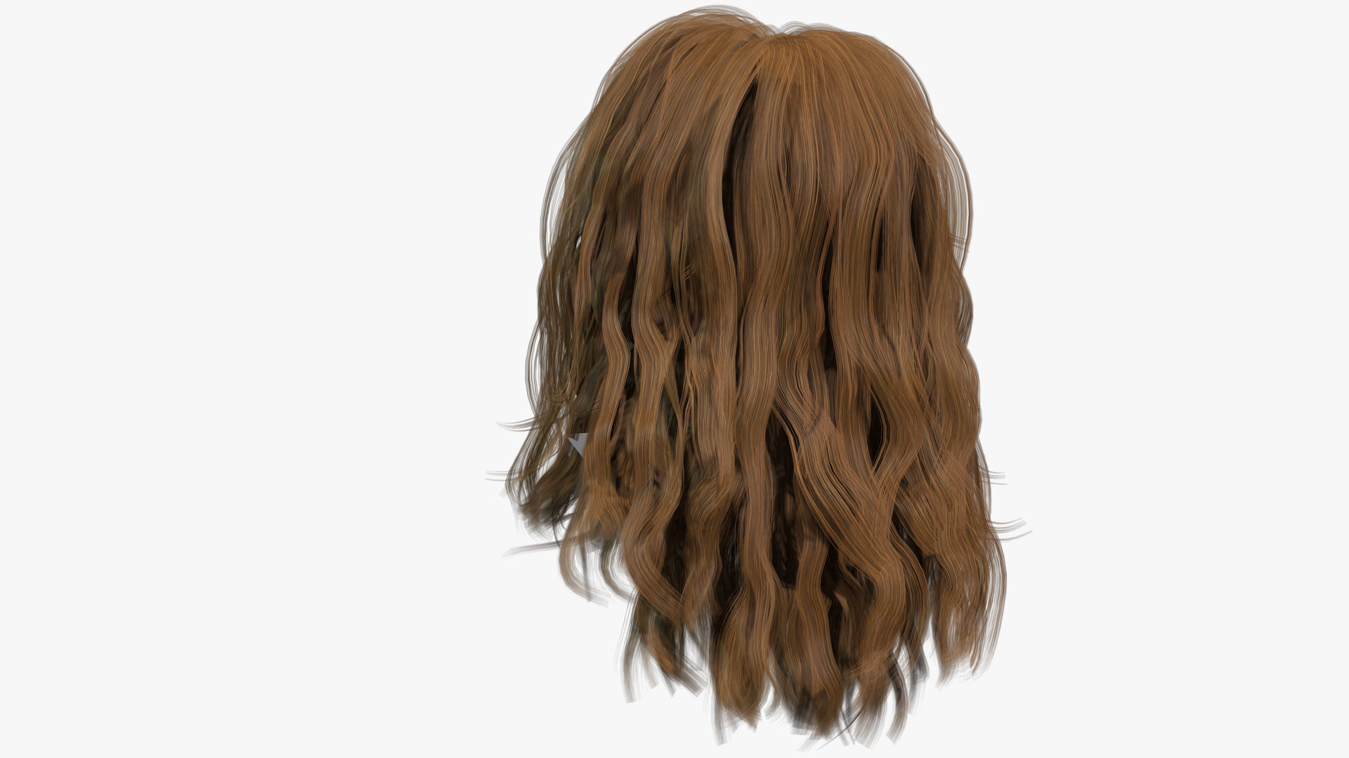 Female Hair - 013 3D model_4