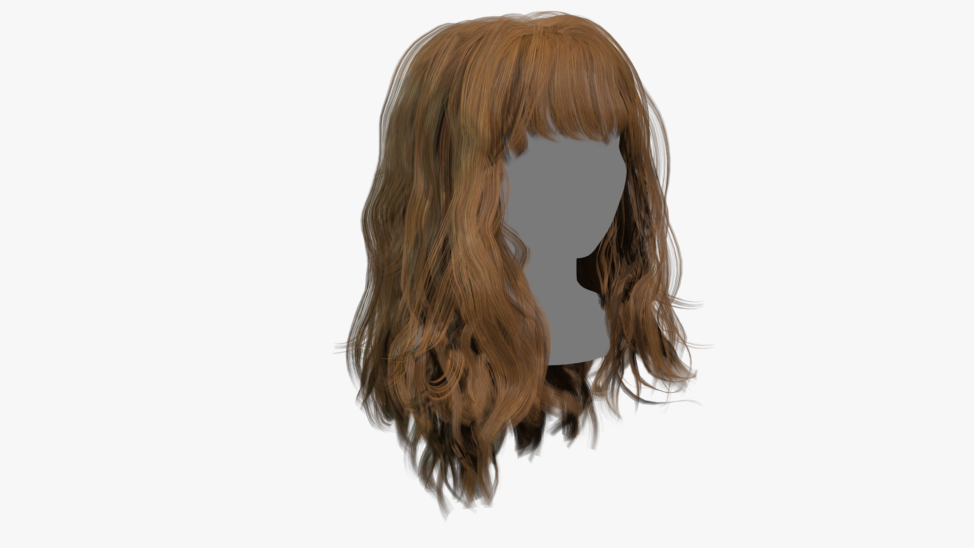 Female Hair - 013 3D model_2