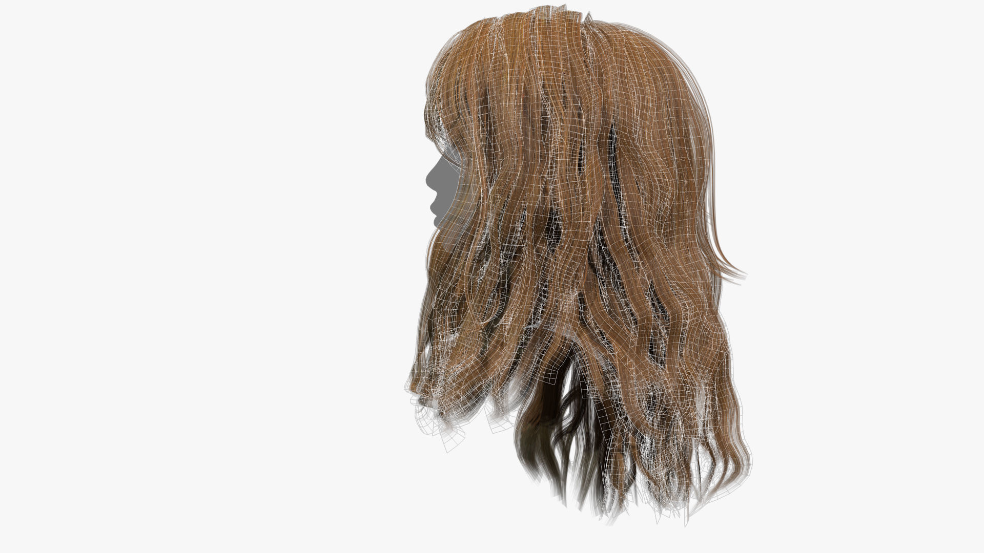 Female Hair - 013 3D model_15