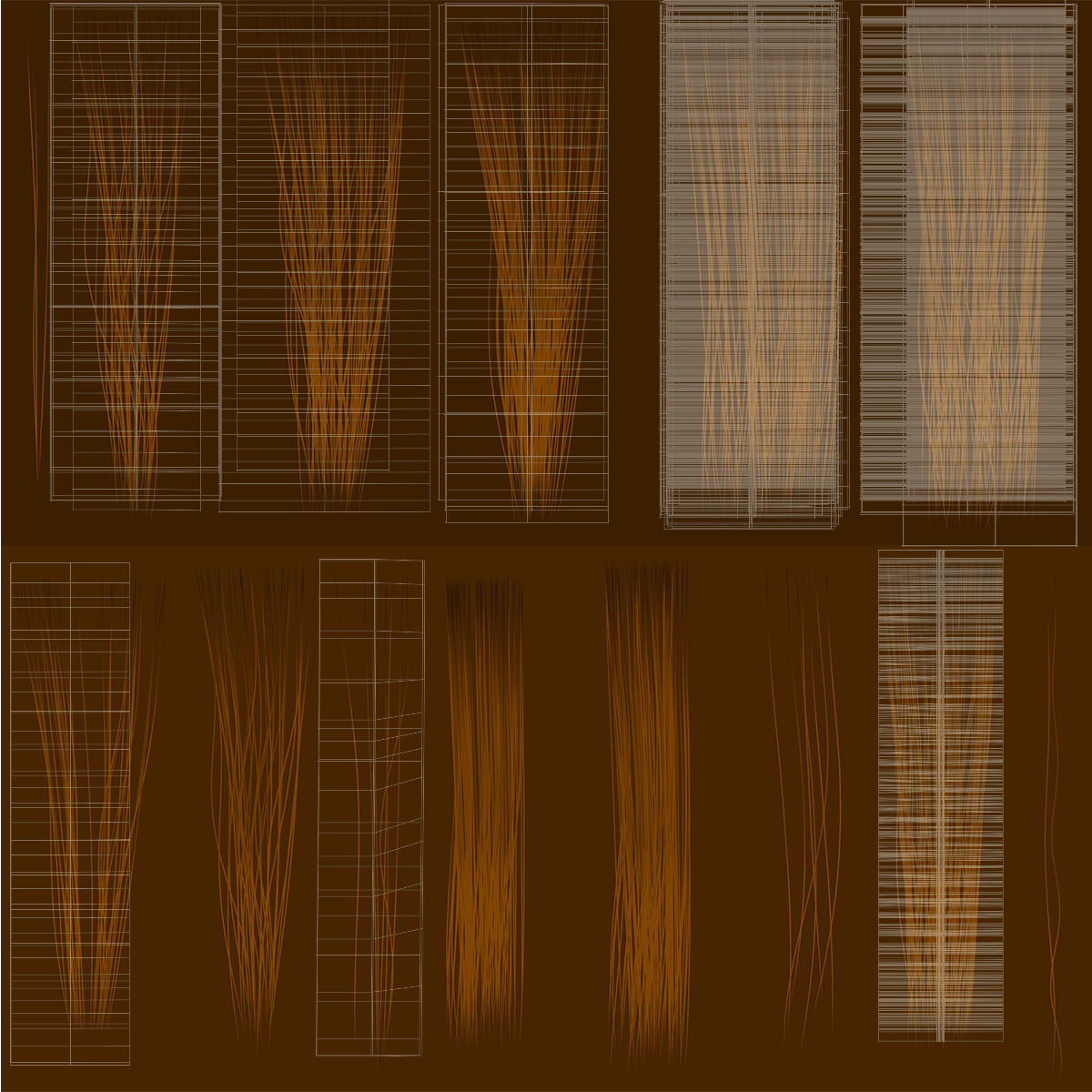 Female Hair - 013 3D model_21