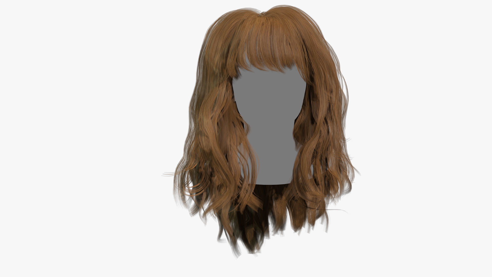 Female Hair - 013 3D model_1
