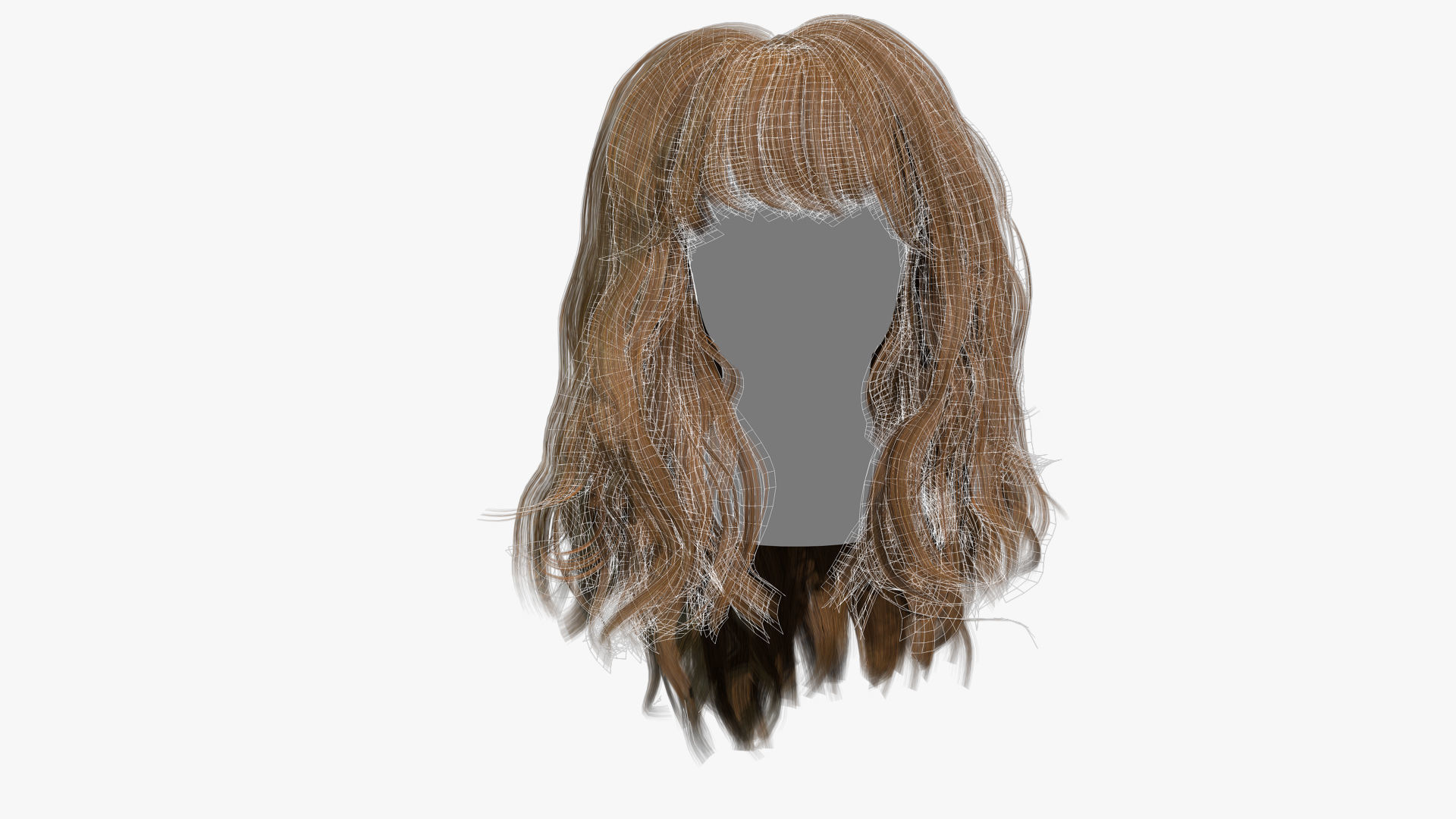 Female Hair - 013 3D model_11
