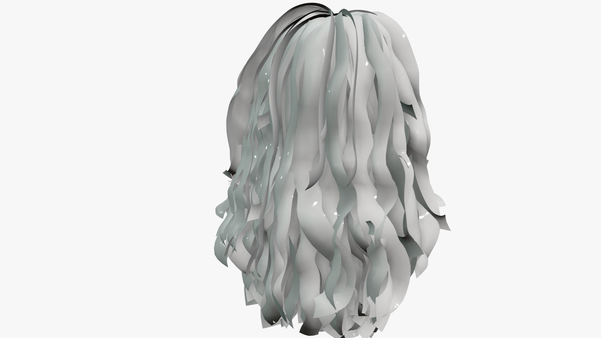 Female Hair - 013 3D model_9