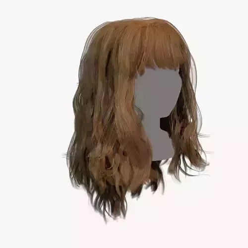 Female Hair - 013 3D model Female Hair - 013 3D model