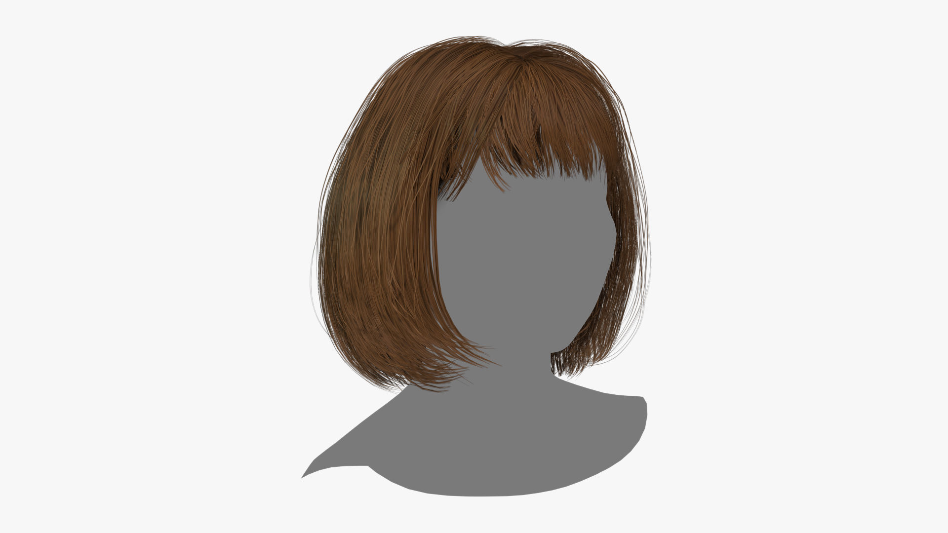 Female Hair - 014 3D model_2
