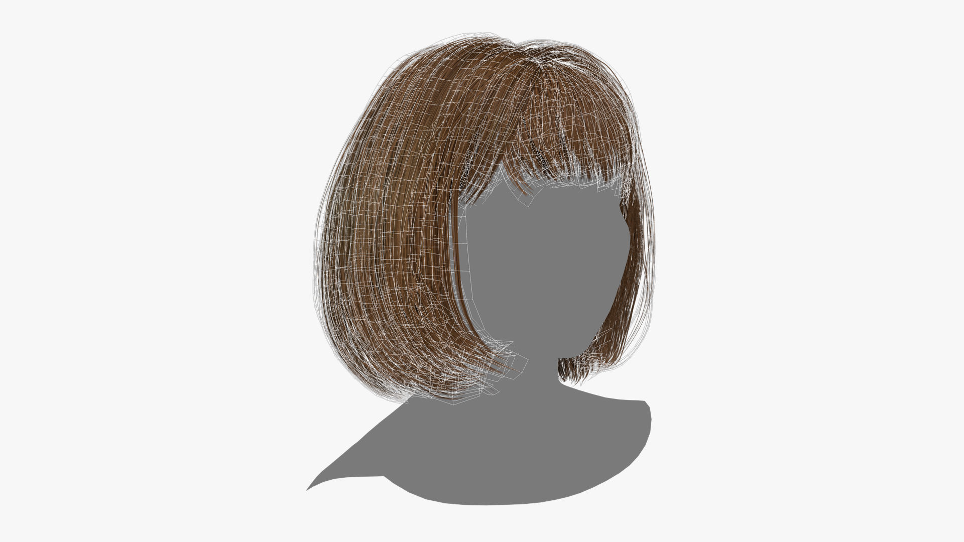 Female Hair - 014 3D model_12