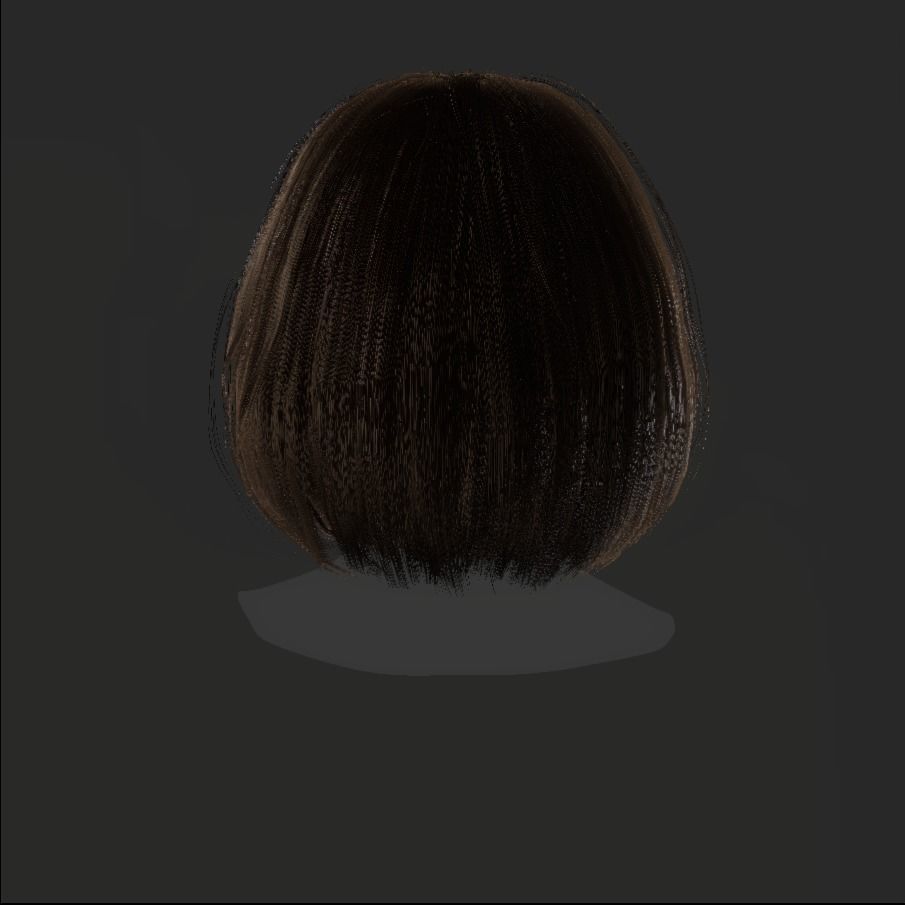 Female Hair - 014 3D model_19