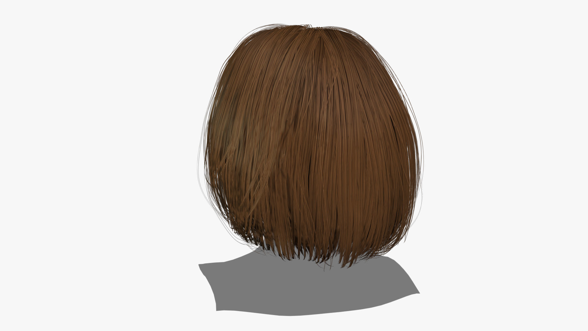 Female Hair - 014 3D model_4