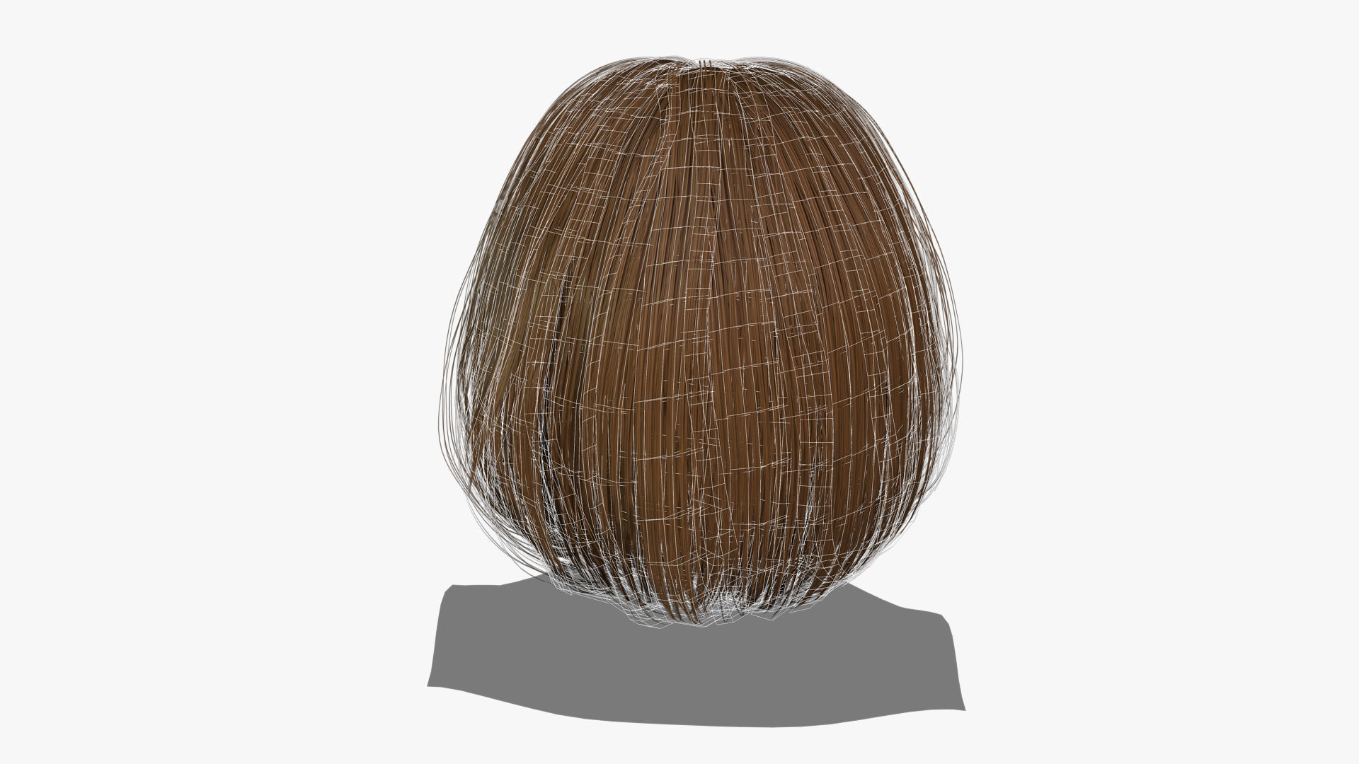 Female Hair - 014 3D model_14