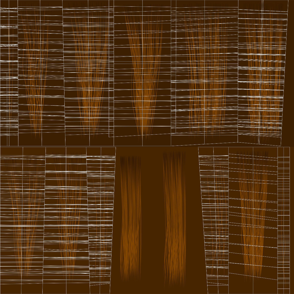 Female Hair - 015 3D model_21