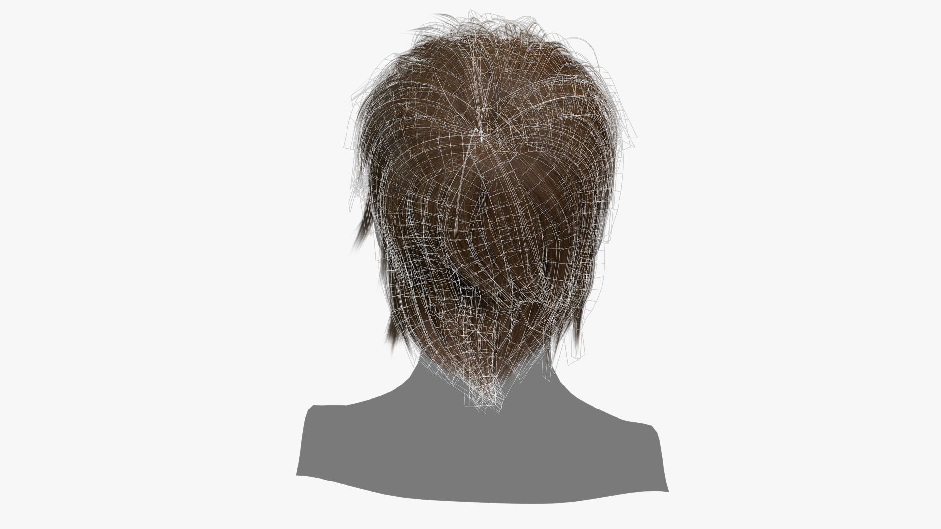 Female Hair - 015 3D model_14