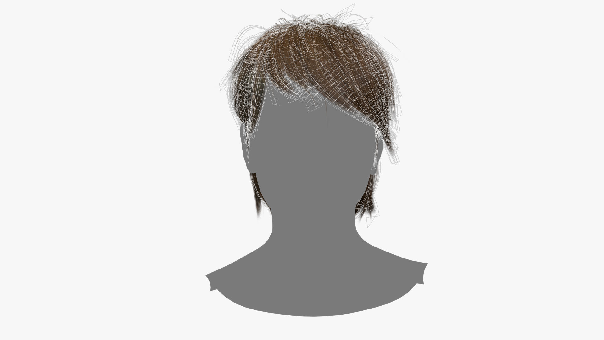Female Hair - 015 3D model_11
