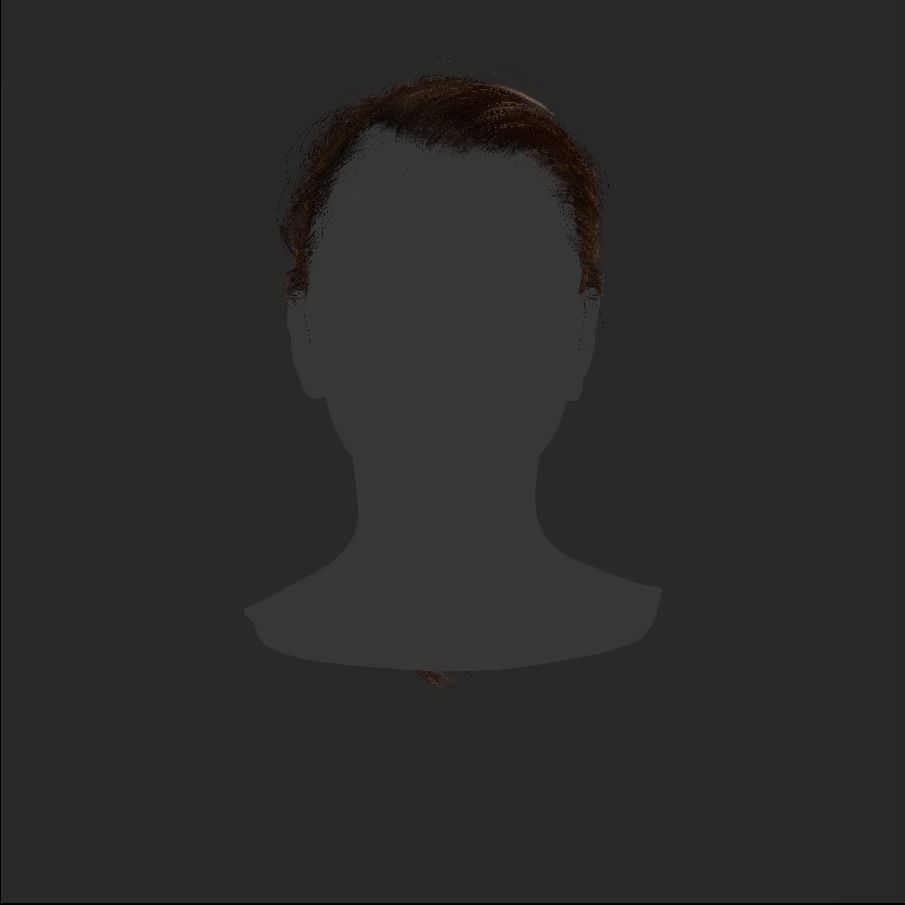 Female Hair - 020 3D model_16